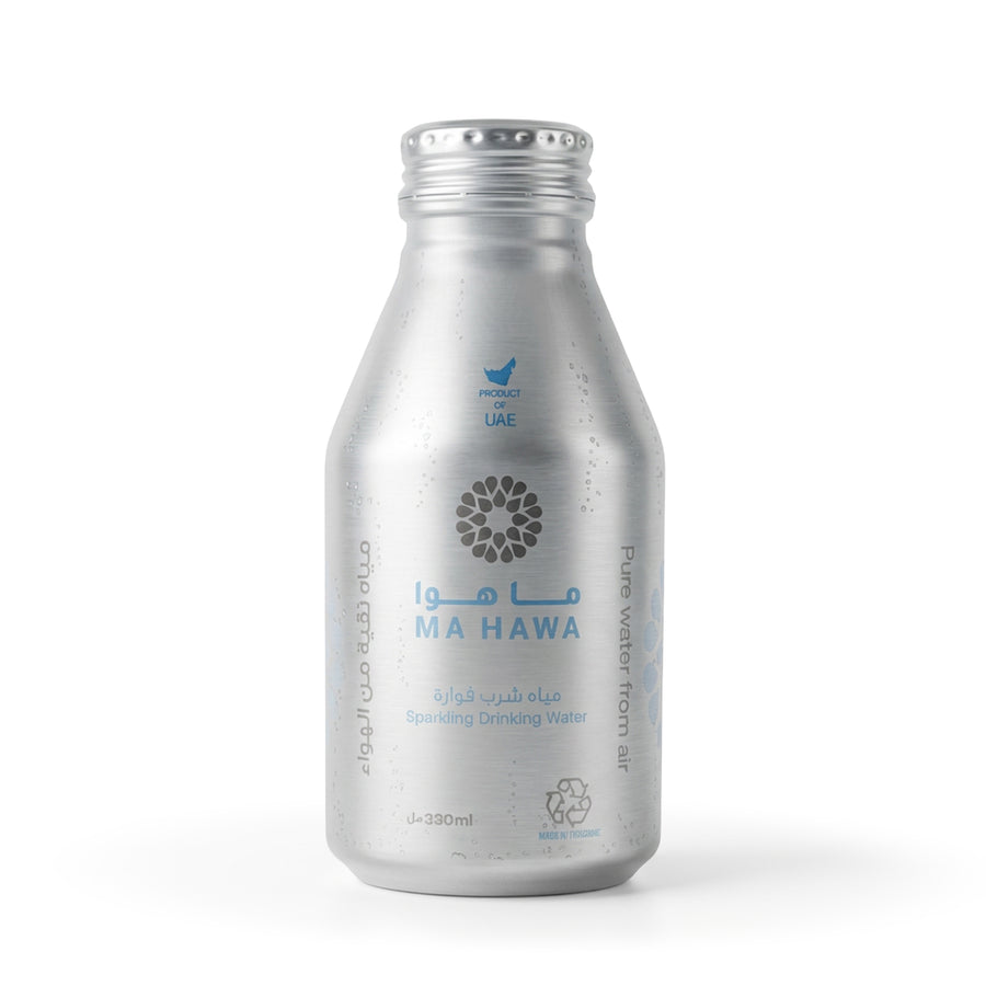 Ma Hawa Sparkling Water 330ML Aluminium Bottles -  24 Bottles/Pack