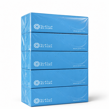 Ma Hawa Soft Facial Tissues (2 Ply × 150 Sheets) – Pack of 5