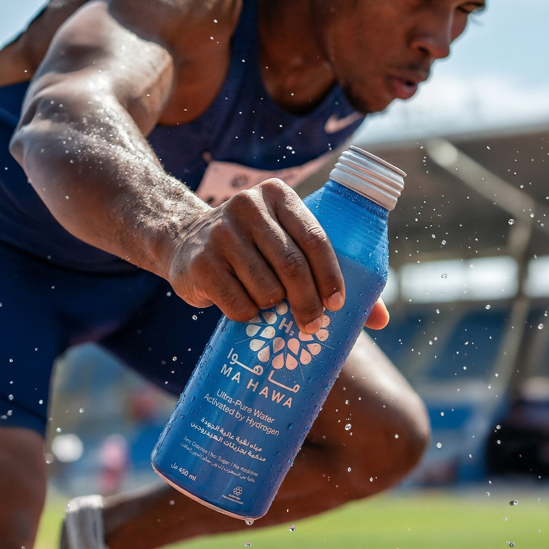 Ma Hawa H2 – Ultra-Pure Hydrogen-Activated Water - 450ml Aluminium Bottle - 24 Bottles/Pack