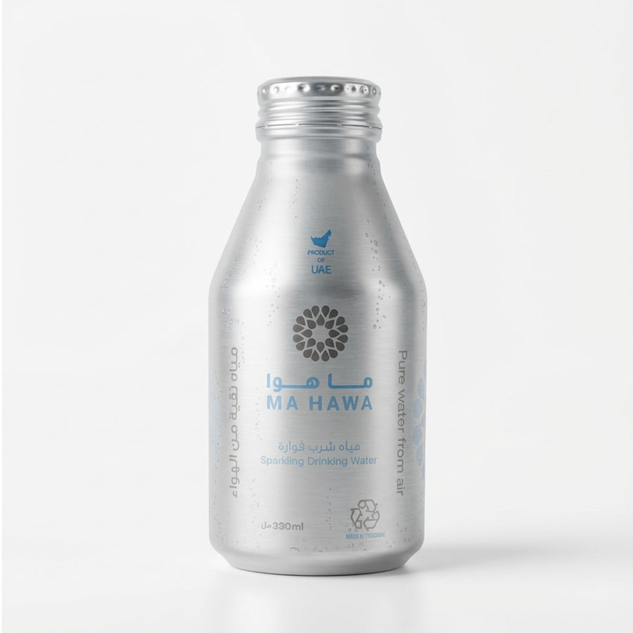 Ma Hawa Sparkling Water 330ML Aluminium Bottles -  24 Bottles/Pack