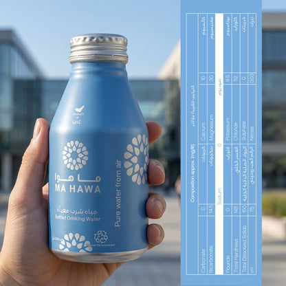 Ma Hawa Still Water 330ML Aluminium Bottles -  24 Bottles/Pack